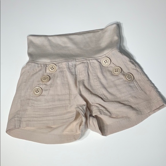 grass collection Pants - Grass Collection Cotton Fold Over Short khaki small